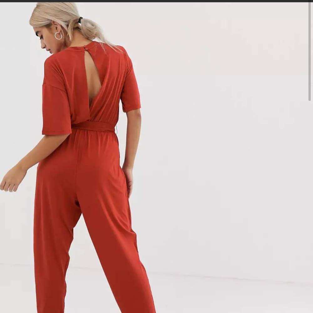 ASOS Jersey Open Back Jumpsuit